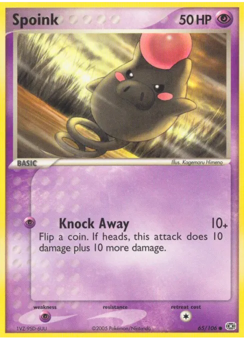 Spoink - Reverse Holo