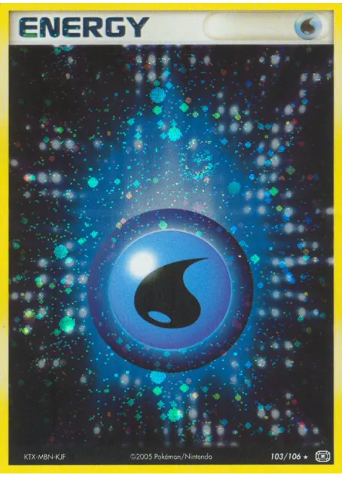 Water Energy - Reverse Holo