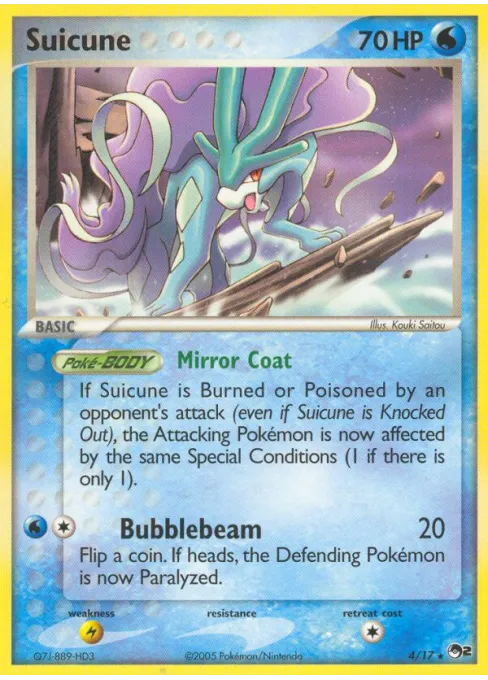 Suicune - Reverse Holo