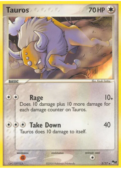 Tauros - Reverse Holo