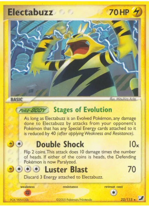Electabuzz - Reverse Holo
