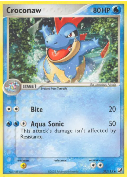 Croconaw - Reverse Holo