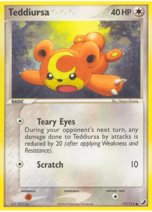 Teddiursa - Reverse Holo