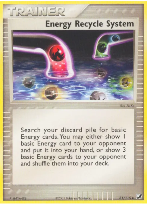 Energy Recycle System - Reverse Holo