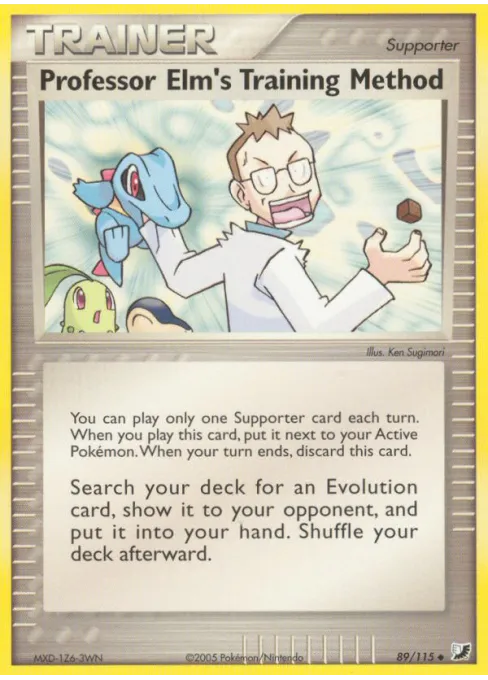Professor Elm's Training Method - Reverse Holo