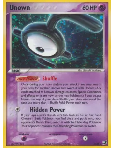 Unown - Reverse Holo