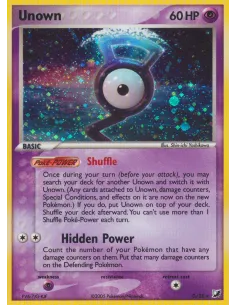 Unown - Reverse Holo