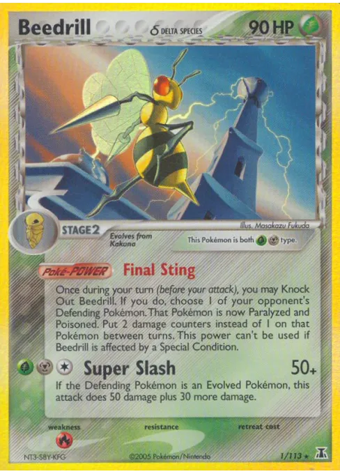 Beedrill δ - Reverse Holo