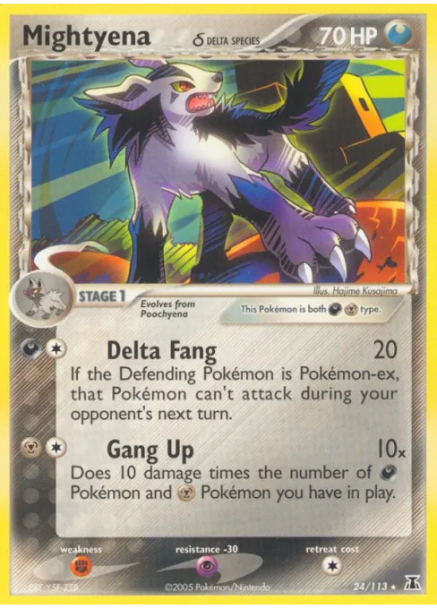 Mightyena δ - Reverse Holo