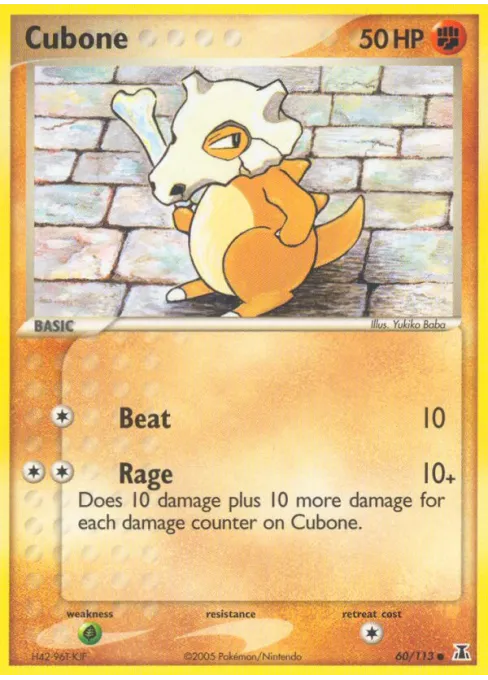 Cubone - Reverse Holo