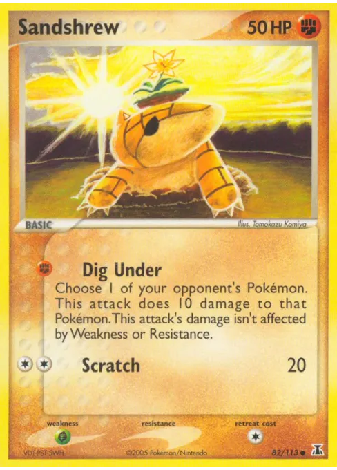 Sandshrew - Reverse Holo