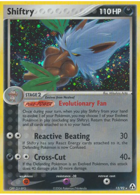 Shiftry - Reverse Holo