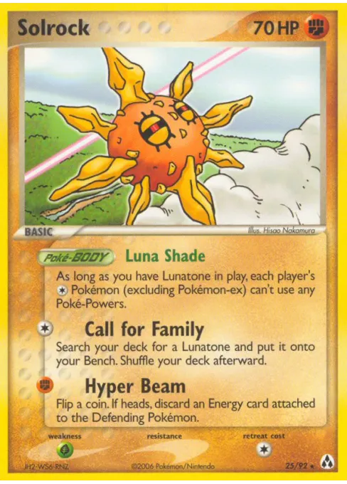 Solrock - Reverse Holo