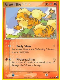 Growlithe - Reverse Holo