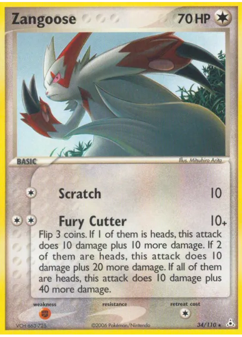 Zangoose - Reverse Holo