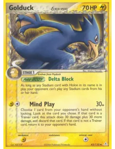 Golduck δ - Reverse Holo