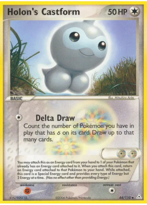 Holon's Castform - Reverse Holo