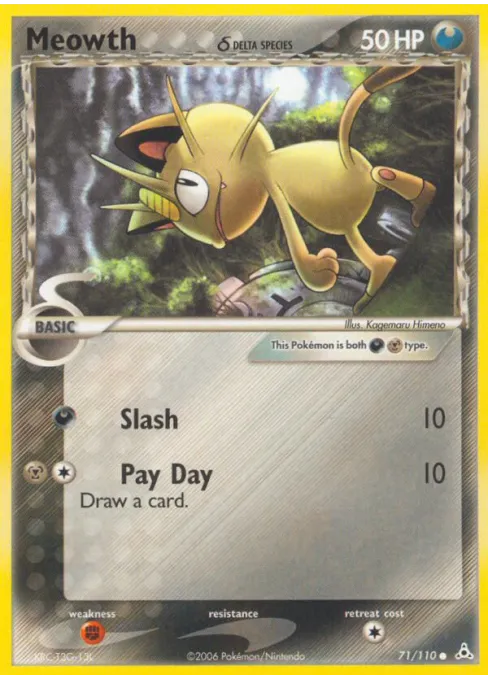 Meowth δ - Reverse Holo