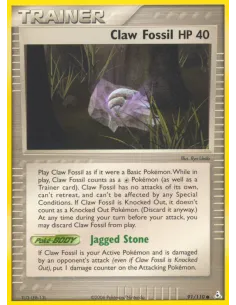 Claw Fossil - Reverse Holo