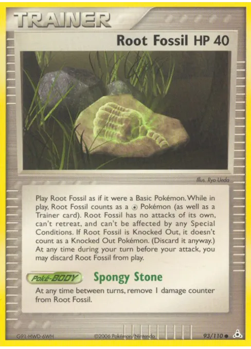 Root Fossil - Reverse Holo