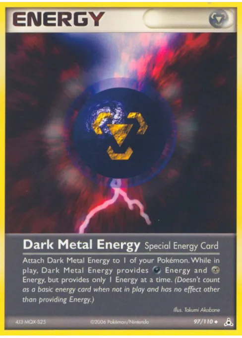 Dark Metal Energy - Reverse Holo
