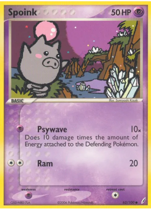 Spoink - Reverse Holo