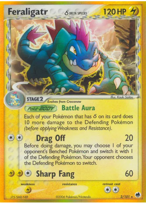 Feraligatr δ - Reverse Holo