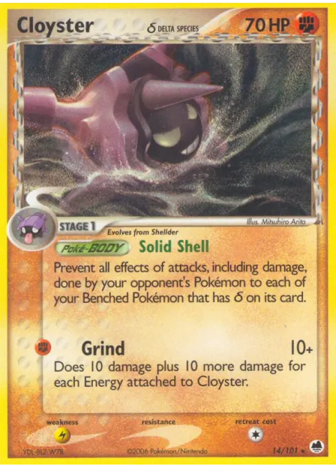 Cloyster δ - Reverse Holo