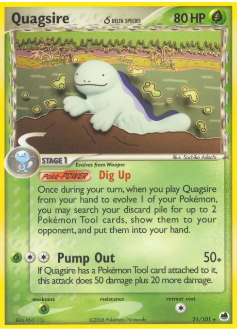 Quagsire δ - Reverse Holo