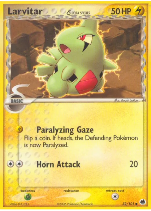 Larvitar δ - Reverse Holo