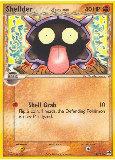 Shellder δ - Reverse Holo