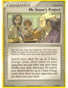 Mr. Stone's Project - Reverse Holo