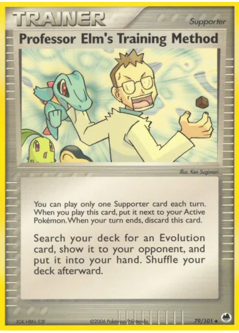 Professor Elm's Training Method - Reverse Holo