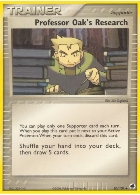 Professor Oak's Research - Reverse Holo