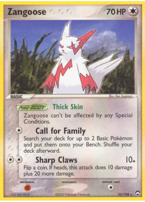 Zangoose - Reverse Holo