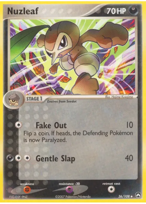 Nuzleaf - Reverse Holo