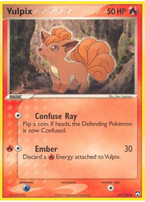Vulpix - Reverse Holo