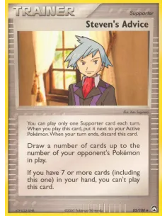 Steven's Advice - Reverse Holo