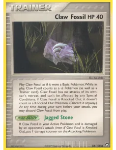 Claw Fossil - Reverse Holo