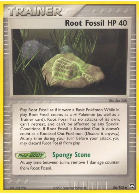 Root Fossil - Reverse Holo