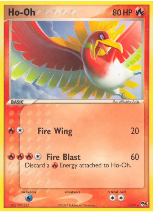 Ho-Oh - Reverse Holo