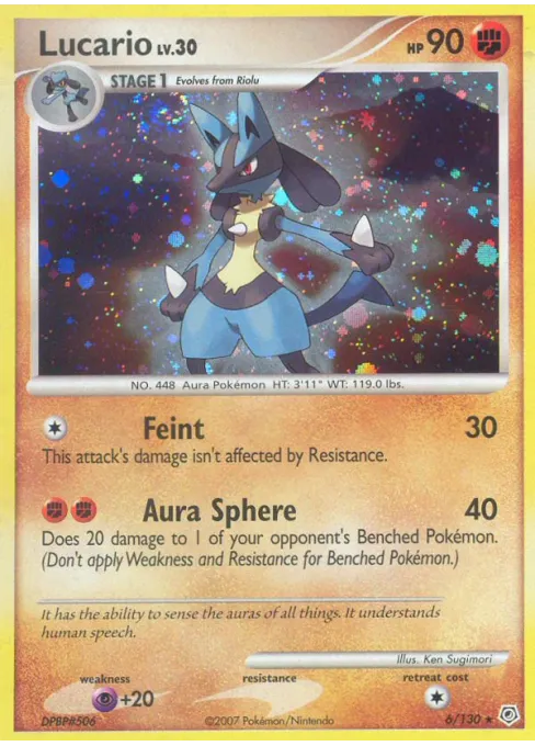 Lucario - Reverse Holo