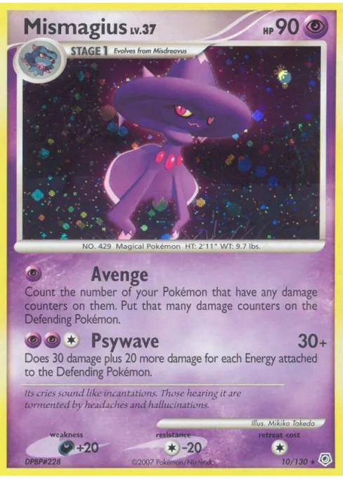 Mismagius - Reverse Holo