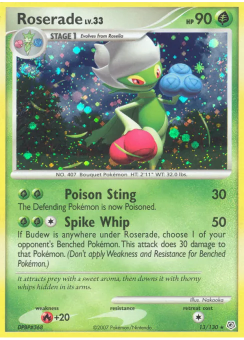 Roserade - Reverse Holo