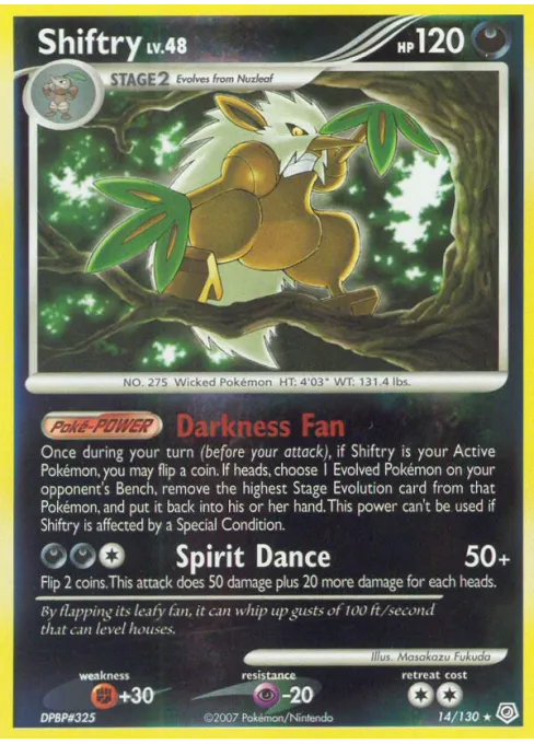 Shiftry - Reverse Holo