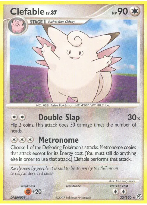 Clefable - Reverse Holo