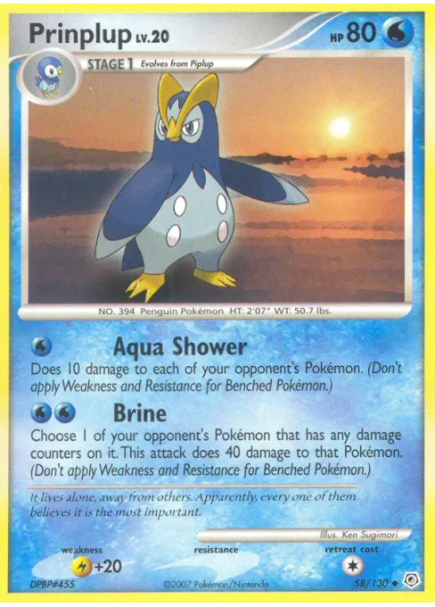 Prinplup - Reverse Holo