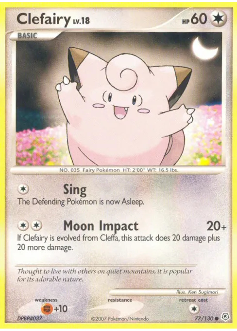 Clefairy - Reverse Holo