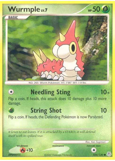 Wurmple - Reverse Holo