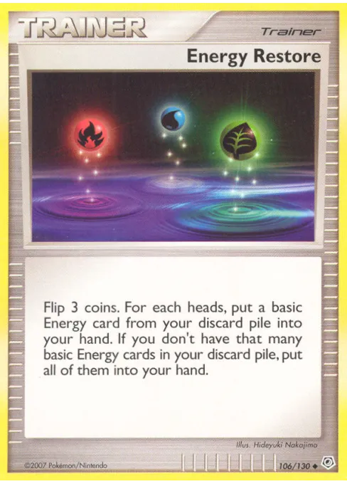 Energy Restore - Reverse Holo